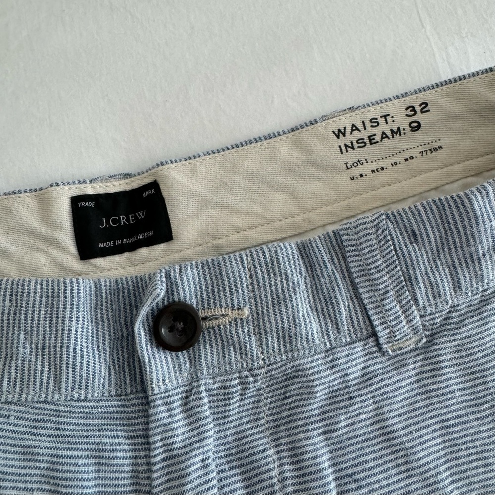 J Crew 9” Linen Shorts - Picture 5 of 7